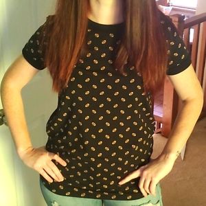 LuLaRoe SMALL Liv "Go Sports" Ringer Tee 🏈